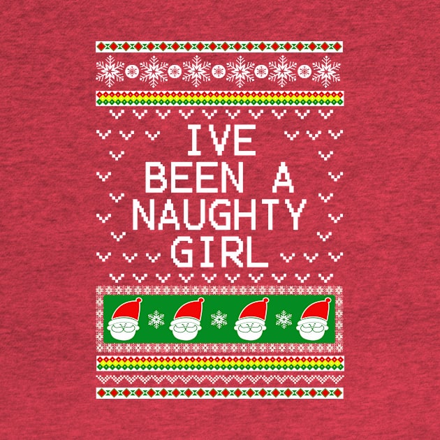 Funny best ugly Christmas naughty girl xmas gift idea womana by AwesomePrintableArt